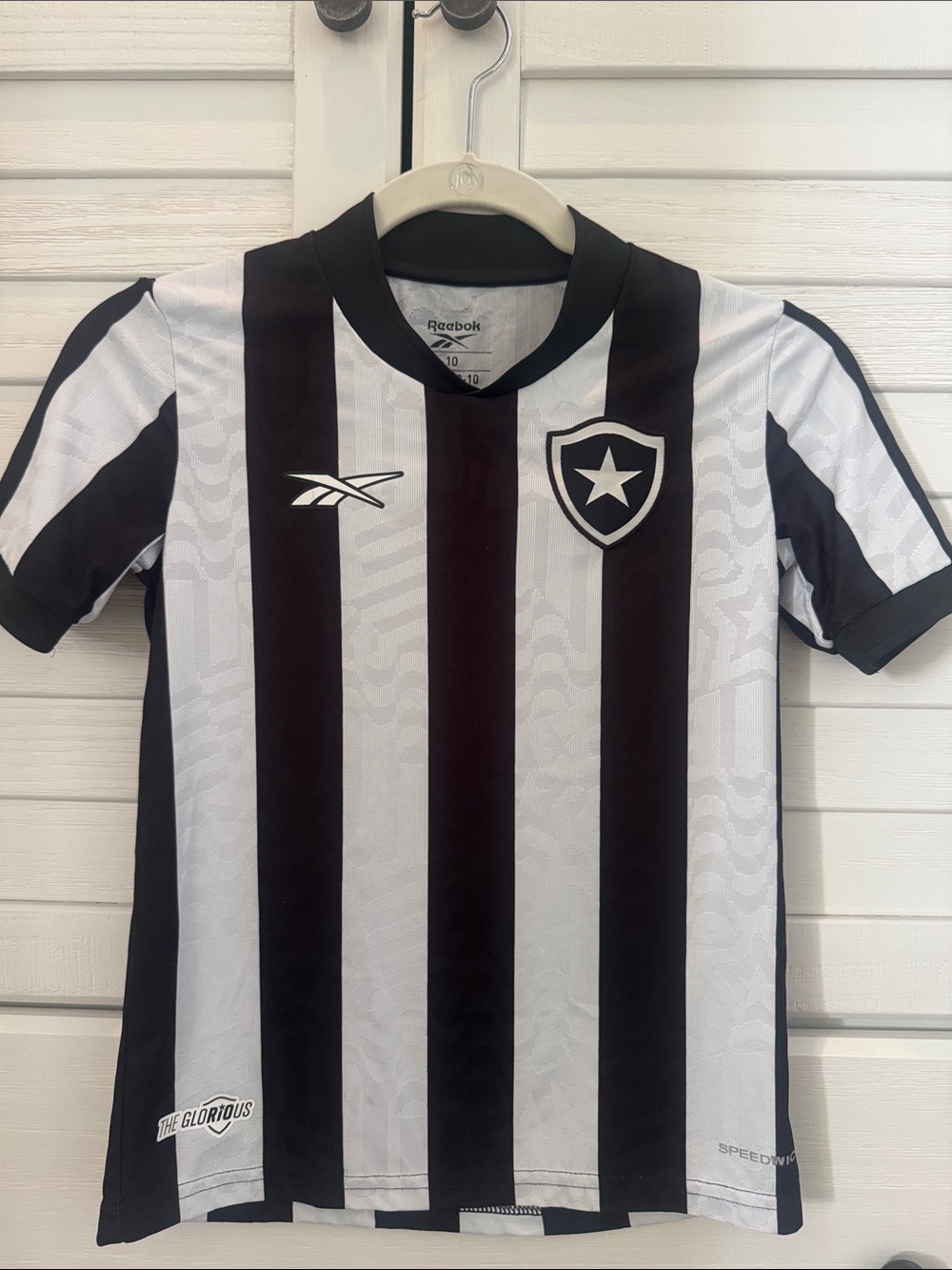 Botafogo (Brazilian club, Rio de Janeiro) home kids soccer jersey by Reebok